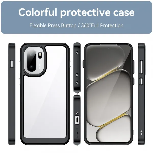 CRYSTAL Ochranný kryt pre OnePlus 15R čierny