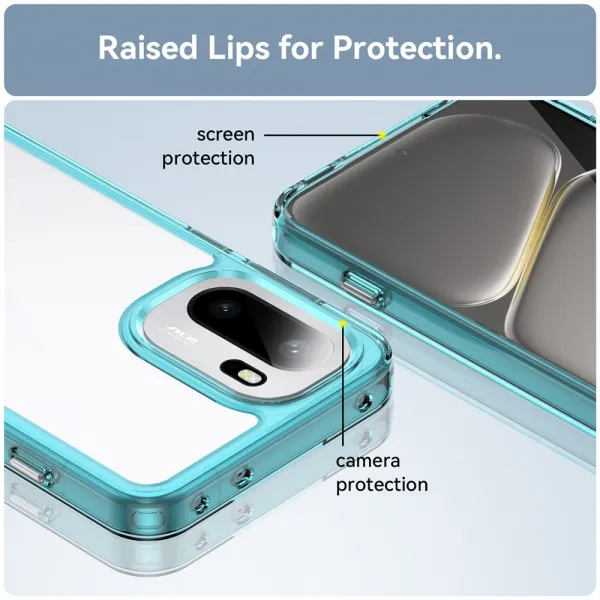 CRYSTAL Ochranný kryt pre OnePlus 15R tyrkysový