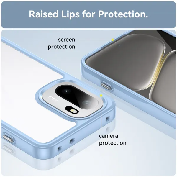 CRYSTAL Ochranný kryt pre OnePlus 15R modrý