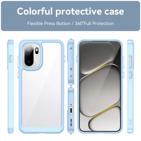 CRYSTAL Ochranný kryt pre OnePlus 15R modrý