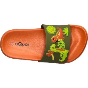 AQUOS CORO Detské šľapky, oranžová, veľkosť