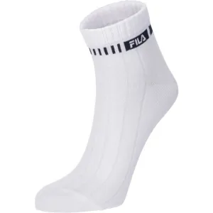 Fila QUARTER PLAIN VISCOSE MADE OF BAMBOO PULP SOCKS Ponožky, biela, veľkosť 43-46