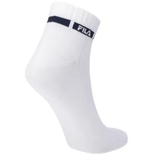 Fila QUARTER PLAIN VISCOSE MADE OF BAMBOO PULP SOCKS Ponožky, biela, veľkosť 43-46