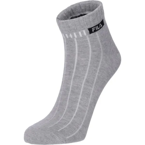 Fila QUARTER PLAIN VISCOSE MADE OF BAMBOO PULP SOCKS Ponožky, biela, veľkosť 43-46