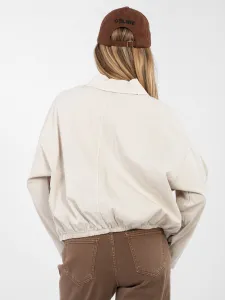 Béžová košeľa s dlhým rukávom