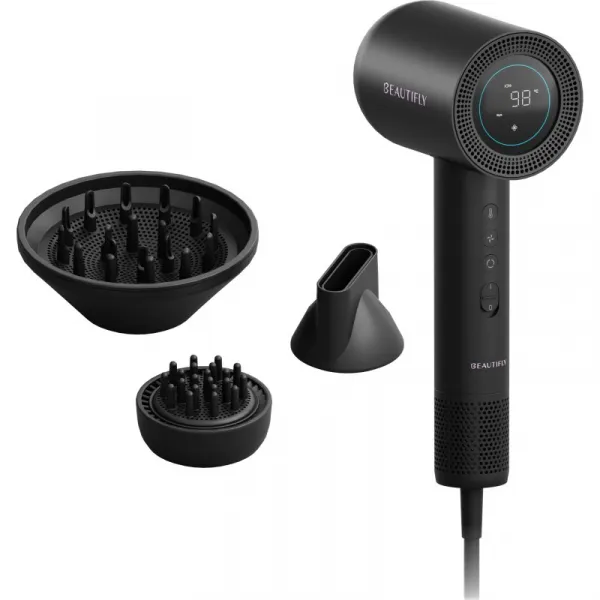 Beautifly MistEssence fén na vlasy Black 1 ks