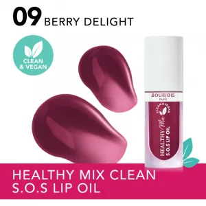 Bourjois Healthy Mix S.O.S Lip Oil olej na pery s hydratačným účinkom odtieň 09 Berry Delight 4.5 g