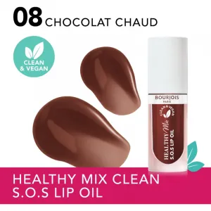 Bourjois Healthy Mix S.O.S Lip Oil olej na pery s hydratačným účinkom odtieň 08 Chocolat Chaud 4.5 g