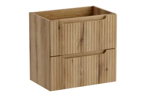 Comad Závesná skrinka pod umývadlo Nova s doskou 50 cm dub coast evoke