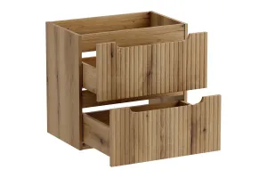 Comad Závesná skrinka pod umývadlo Nova s doskou 50 cm dub coast evoke