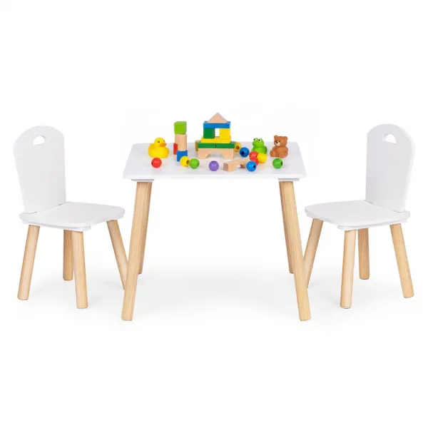 ECOTOYS Sada dětského nábytku Bedry bílá