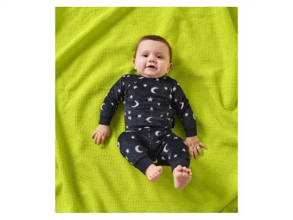 lupilu® Chlapčenské velúrové pyžamo (navy modrá, 62/68)