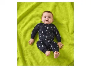 lupilu® Chlapčenské velúrové pyžamo (navy modrá, 62/68)
