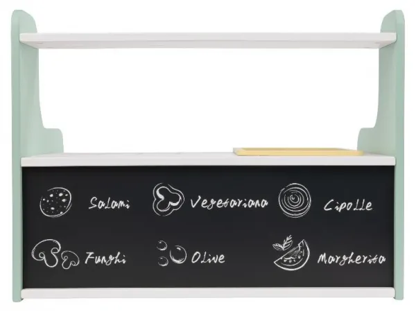 lupilu® Drevený zmrzlinársky vozík/Pec na pizzu (pizzeria)