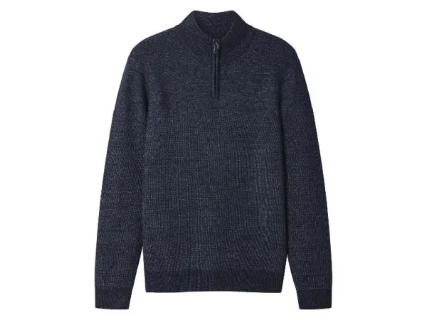 esmara Men Pánske pletená mikina (tmavomodrá, XXL (60/62))