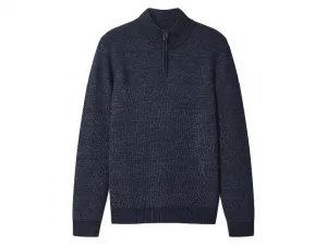 esmara Men Pánske pletená mikina (tmavomodrá, XXL (60/62))