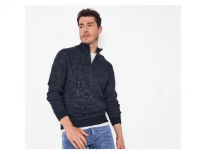 esmara Men Pánske pletená mikina (tmavomodrá, XXL (60/62))