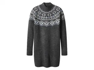 esmara® Dámske úpletové šaty (sivá, XL (48/50))