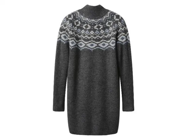 esmara® Dámske úpletové šaty (sivá, XL (48/50))