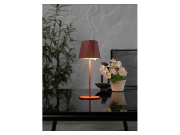 Livarno home Aku LED stolná lampa (červená)