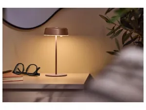 Livarno home Aku LED stolná lampa (červená)
