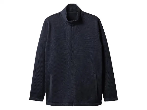 esmara Men Pánska pletená flísová bunda XXL (navy modrá, 3XL (64/66))