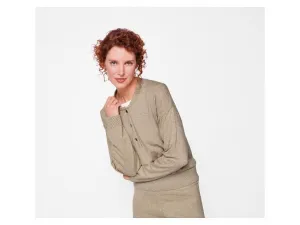 esmara® Dámsky pulóver z jemného úpletu (béžová, M (40/42))