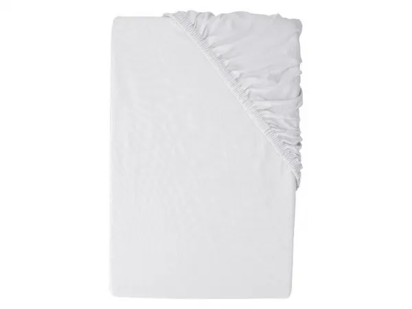Livarno® Napínacia džersejová plachta, 140 – 160 x 200 cm (sivá)