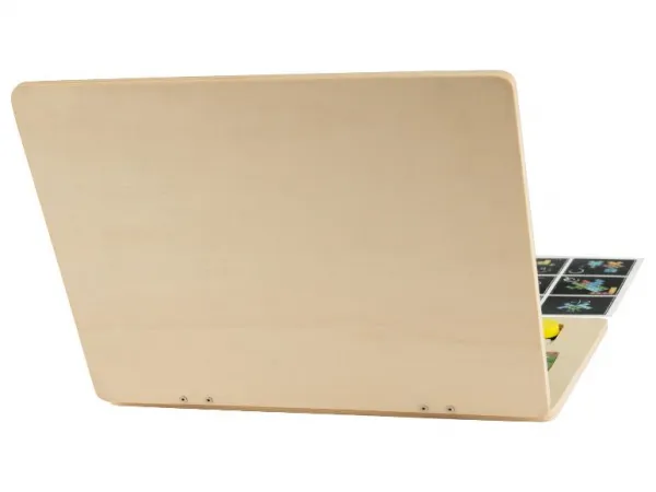 lupilu® Drevený laptop/Magnetické hodiny (drevený laptop)