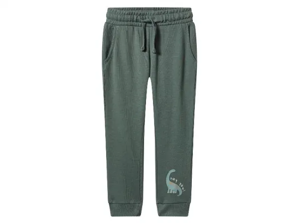 lupilu® Chlapčenské tepláky, 2 kusy (tmavozelená/modrá, 86/92)