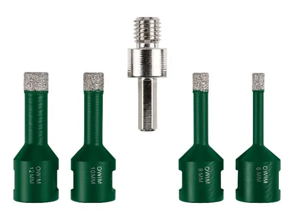 Parkside® Súprava diamantových vrtákov na dlaždice, 5-dielna
