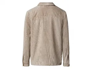 esmara Men Pánska menčestrová bunda (béžová, XL (56/58))