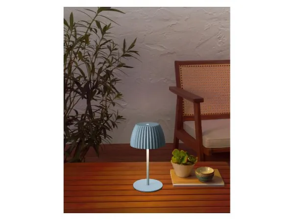 Livarno home Aku LED stolná lampa (modrá)