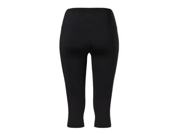 Crivit Dámske funkčné capri legíny (čierna, XS (32/34))