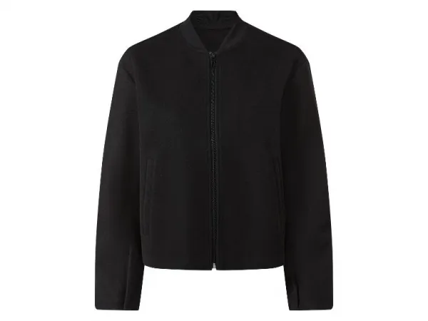esmara® Dámska bomber bunda (čierna, M (40/42))