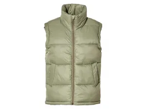 esmara® Dámska prešívaná vesta (kaki, L (44/46))