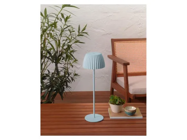 Livarno home Aku LED stolná lampa (modrá)