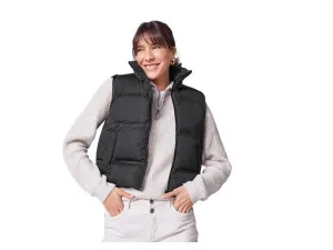 esmara® Dámska prešívaná vesta (čierna, M (40/42))