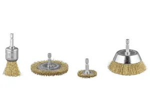 Parkside® Príslušenstvo k vŕtačke (súprava drôtených kief Pdbv 4 A1)