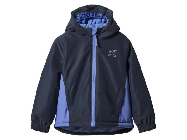 lupilu® Dievčenská zimná bunda (navy modrá/bledomodrá, 98/104)