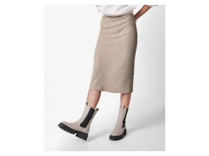 esmara® Dámska pletená sukňa (béžová, XS (32/34))
