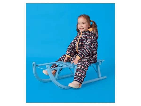 lupilu® Dievčenský zimný overal (navy modrá/bledoružová, 80)
