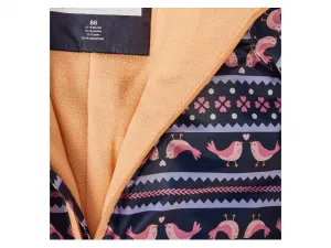lupilu® Dievčenský zimný overal (navy modrá/bledoružová, 80)