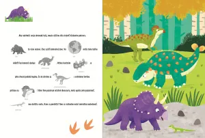 Dinosaury Obrázkové čítanie so samolepkami