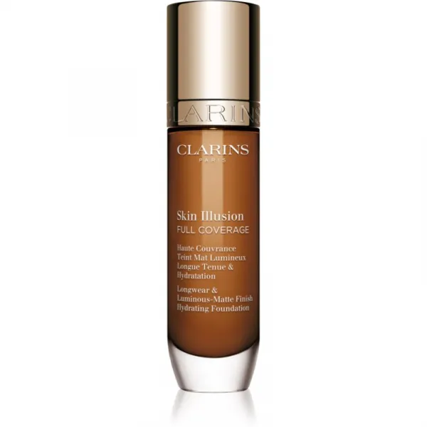 Clarins Skin Illusion Hydrating Foundation vysoko krycí make-up odtieň 118N 30 ml