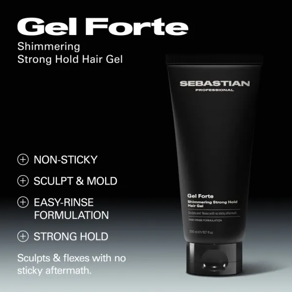 Sebastian Professional Gel Forte gél na vlasy silné spevnenie 200 ml