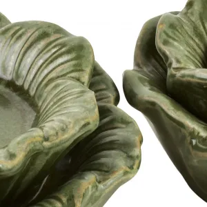 Mondex Keramický svietnik Yarine 7 cm zelený