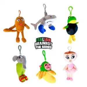 PlushMarket Plyšové kľúčenky Taliansky Brainrot AI
