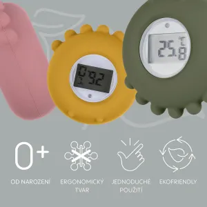 Zopa silikónový digitálny teplomer 2v1 Dove Grey