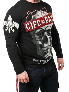 Pánske tričko CIPO & BAXX CL454 BLACK Farba: Čierna, Konfekčná veľkosť: M
